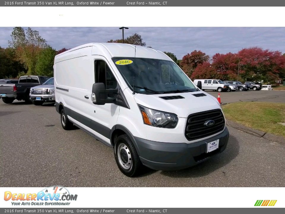 Front 3/4 View of 2016 Ford Transit 350 Van XL MR Long Photo #1