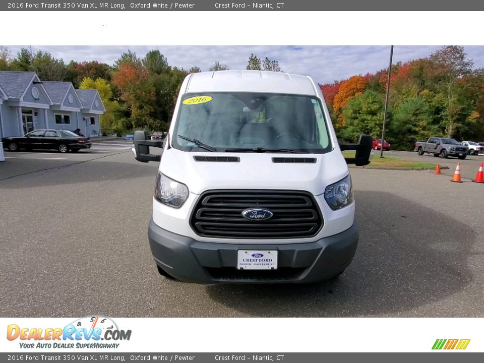 2016 Ford Transit 350 Van XL MR Long Oxford White / Pewter Photo #2