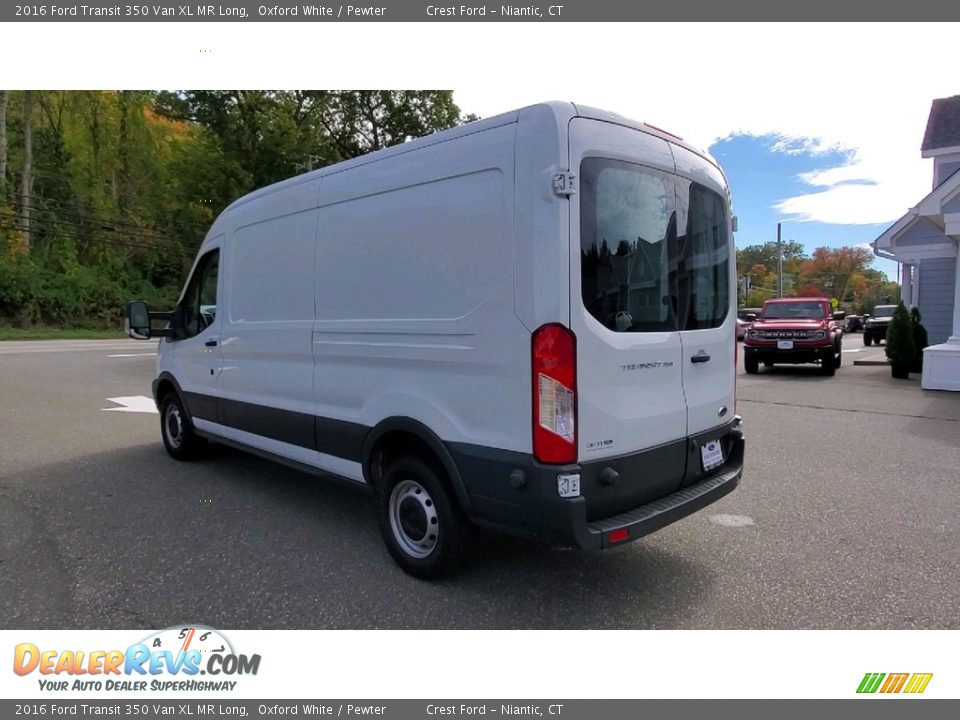 2016 Ford Transit 350 Van XL MR Long Oxford White / Pewter Photo #5