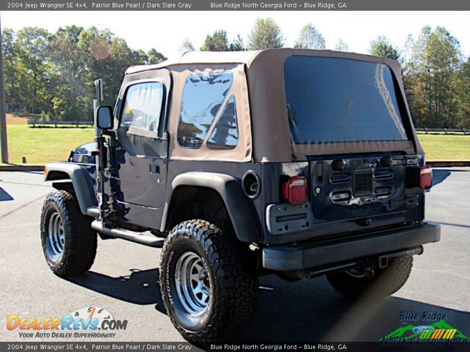 2004 Jeep Wrangler SE 4x4 Patriot Blue Pearl / Dark Slate Gray Photo #3
