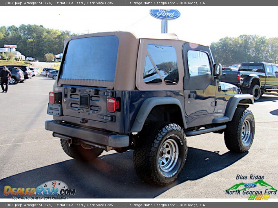 2004 Jeep Wrangler SE 4x4 Patriot Blue Pearl / Dark Slate Gray Photo #5