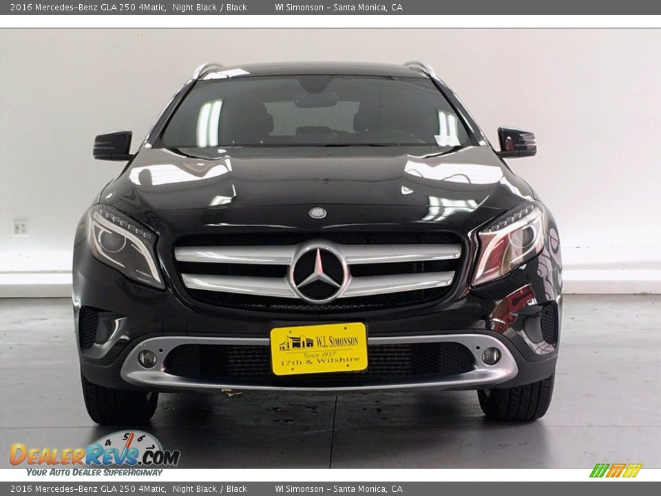 2016 Mercedes-Benz GLA 250 4Matic Night Black / Black Photo #2