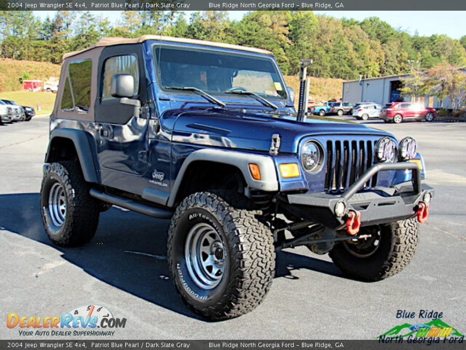 2004 Jeep Wrangler SE 4x4 Patriot Blue Pearl / Dark Slate Gray Photo #7