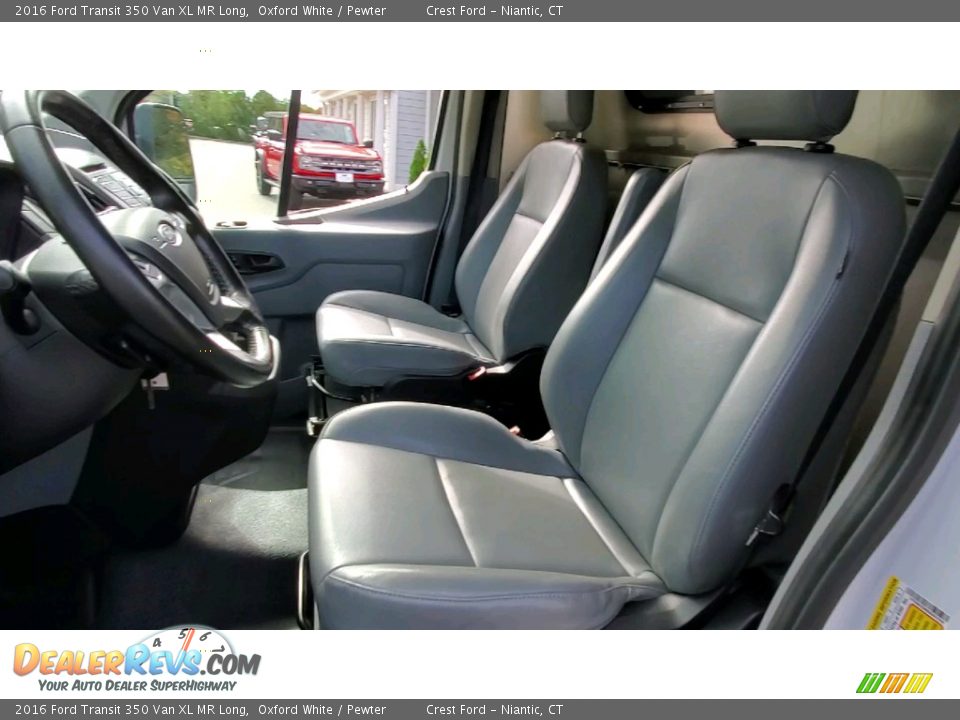 Front Seat of 2016 Ford Transit 350 Van XL MR Long Photo #11