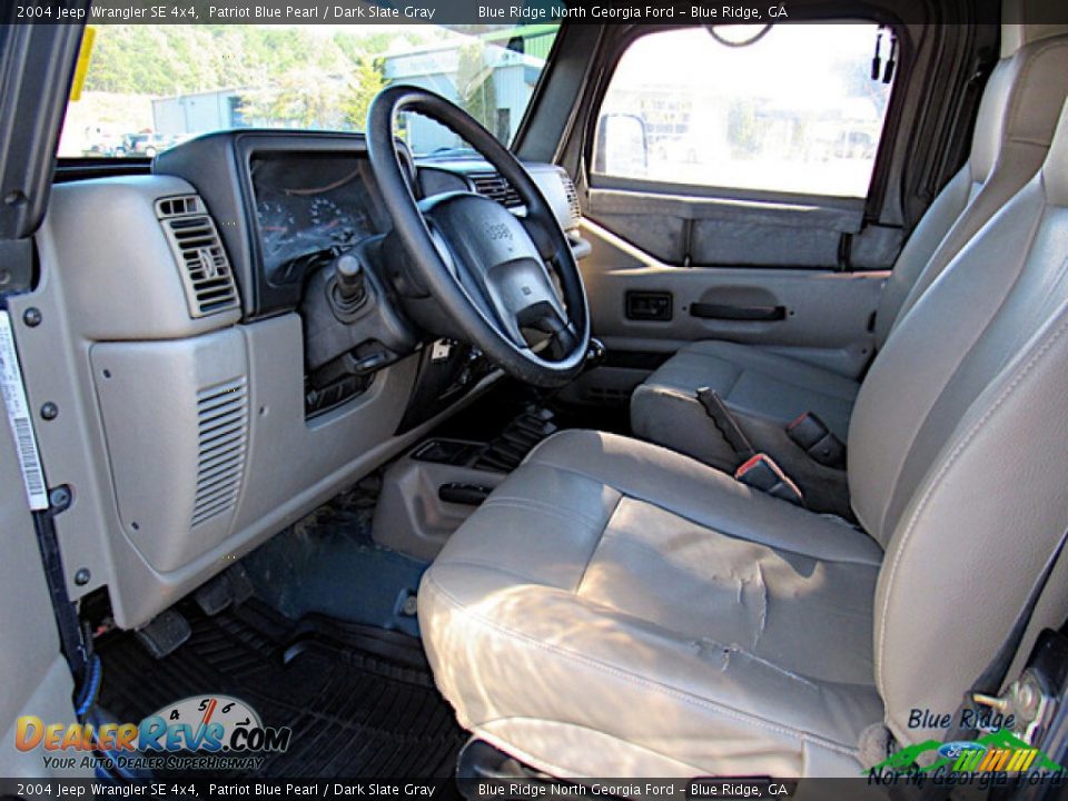 2004 Jeep Wrangler SE 4x4 Patriot Blue Pearl / Dark Slate Gray Photo #11