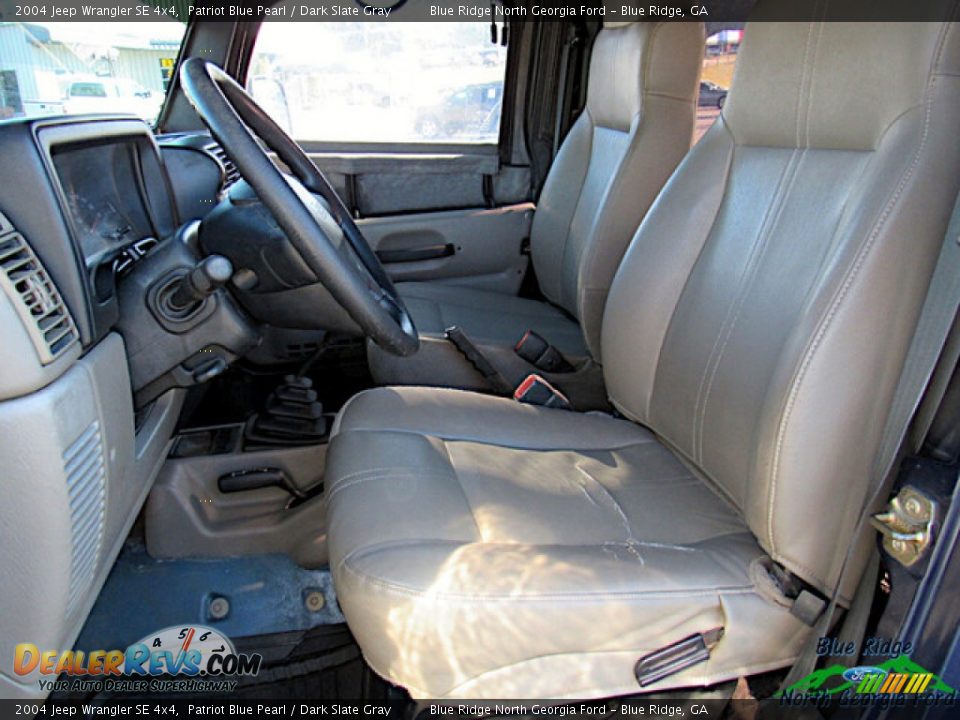 2004 Jeep Wrangler SE 4x4 Patriot Blue Pearl / Dark Slate Gray Photo #12