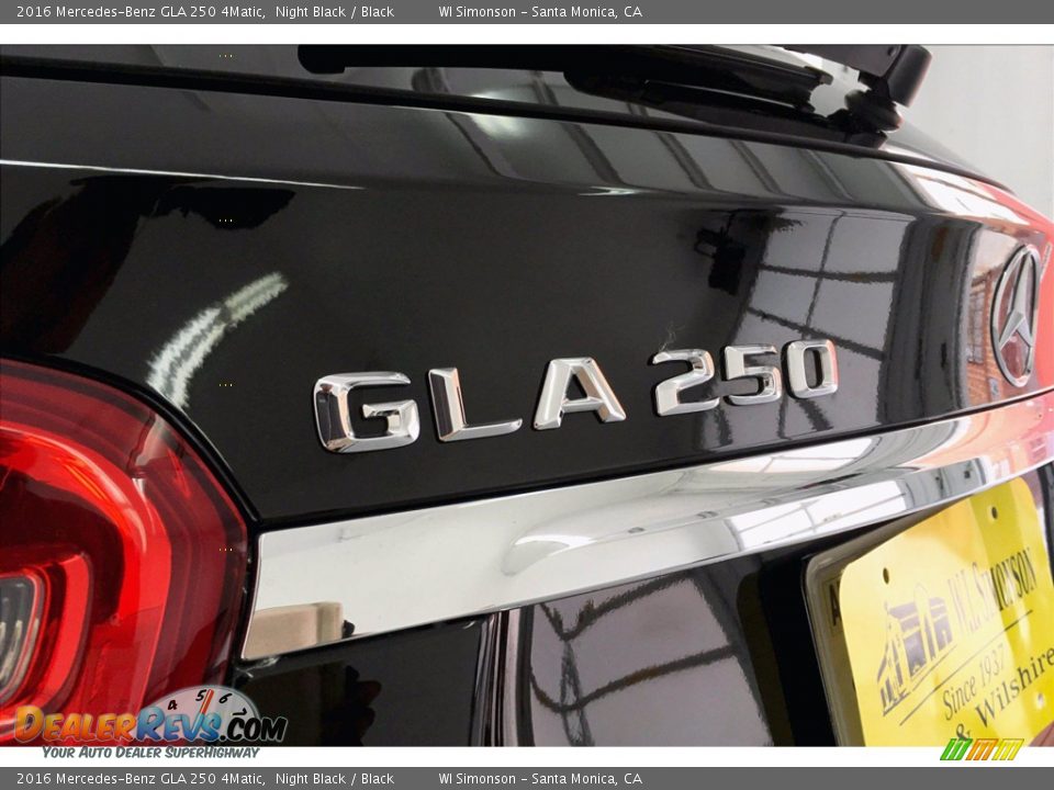 2016 Mercedes-Benz GLA 250 4Matic Night Black / Black Photo #7
