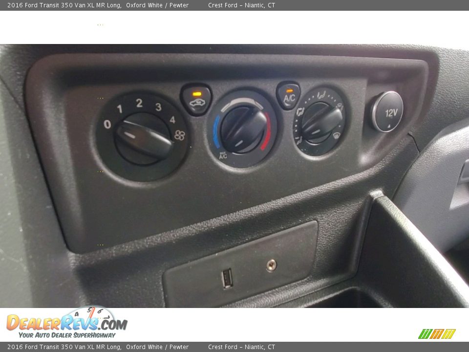 Controls of 2016 Ford Transit 350 Van XL MR Long Photo #15