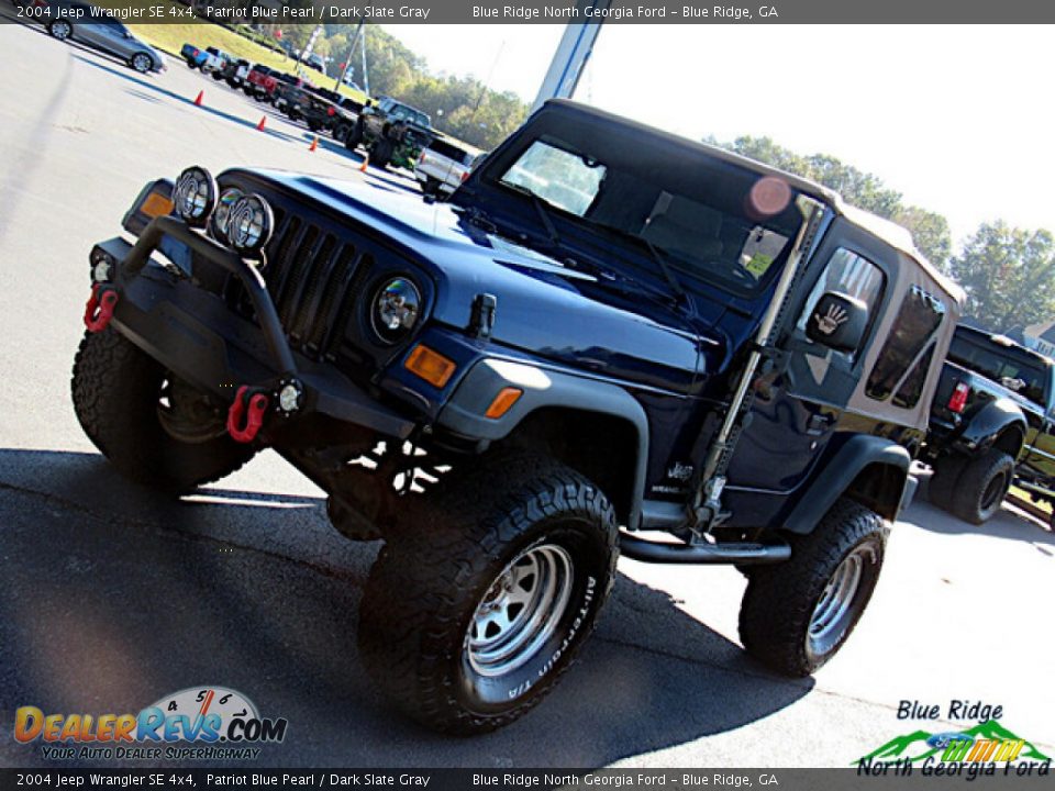 2004 Jeep Wrangler SE 4x4 Patriot Blue Pearl / Dark Slate Gray Photo #23