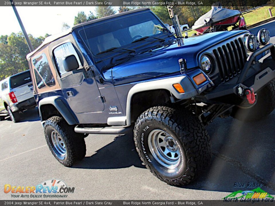 2004 Jeep Wrangler SE 4x4 Patriot Blue Pearl / Dark Slate Gray Photo #24