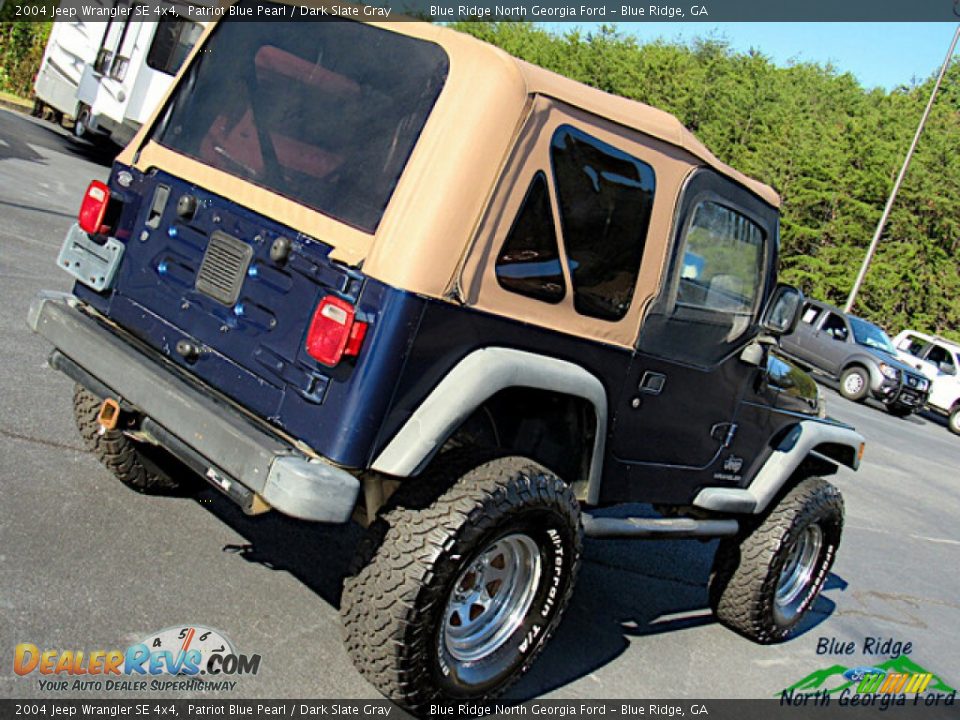 2004 Jeep Wrangler SE 4x4 Patriot Blue Pearl / Dark Slate Gray Photo #25