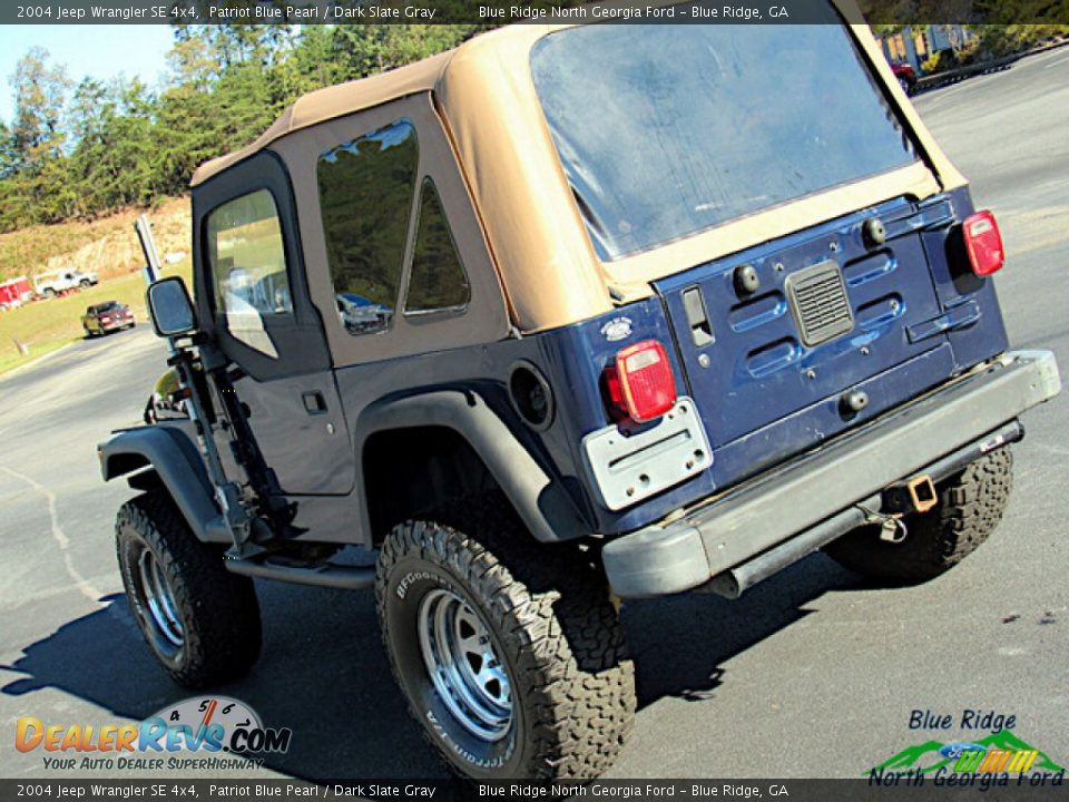 2004 Jeep Wrangler SE 4x4 Patriot Blue Pearl / Dark Slate Gray Photo #26