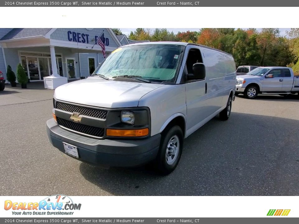 2014 Chevrolet Express 3500 Cargo WT Silver Ice Metallic / Medium Pewter Photo #3