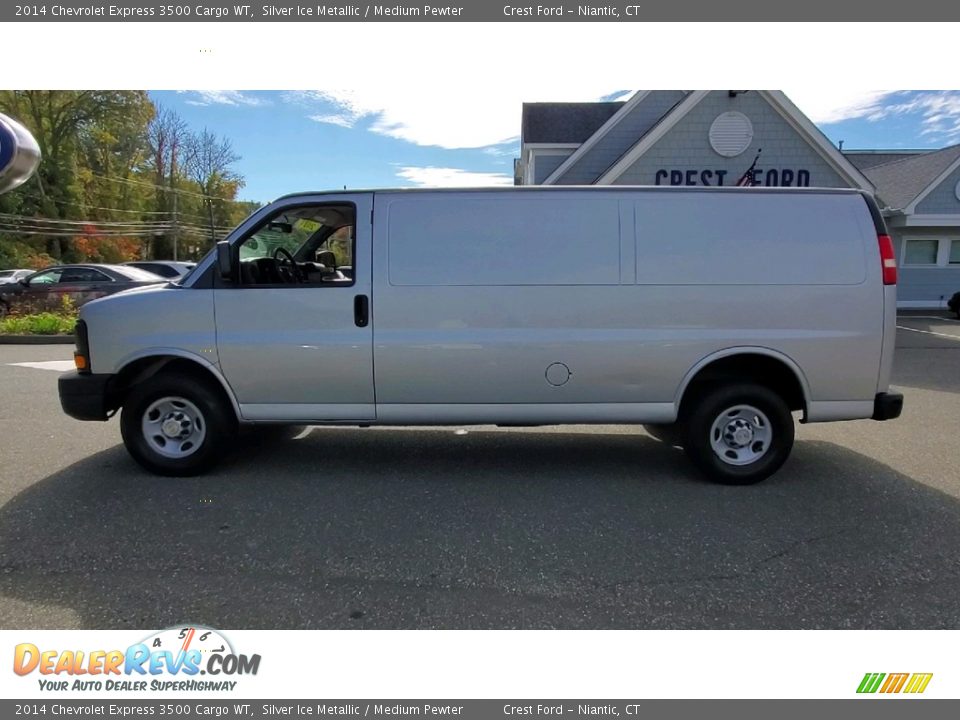 Silver Ice Metallic 2014 Chevrolet Express 3500 Cargo WT Photo #4