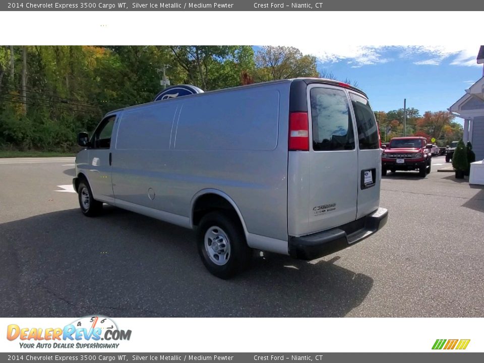 Silver Ice Metallic 2014 Chevrolet Express 3500 Cargo WT Photo #5