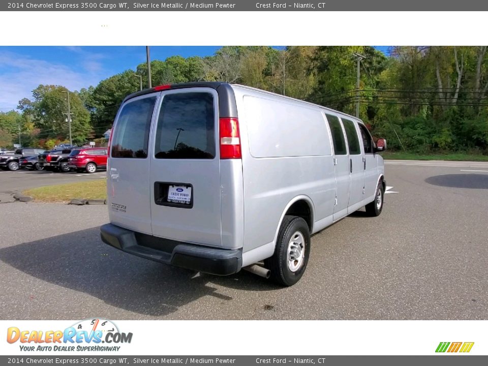 Silver Ice Metallic 2014 Chevrolet Express 3500 Cargo WT Photo #7