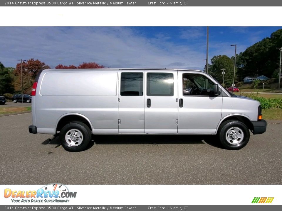 Silver Ice Metallic 2014 Chevrolet Express 3500 Cargo WT Photo #8