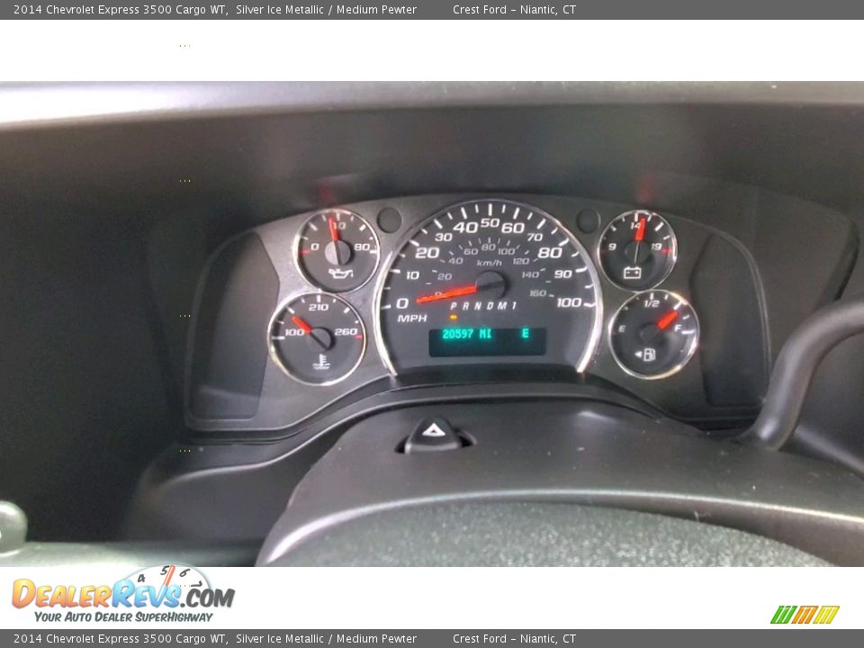 2014 Chevrolet Express 3500 Cargo WT Gauges Photo #13