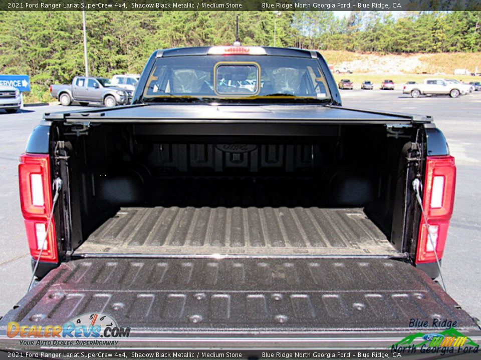 2021 Ford Ranger Lariat SuperCrew 4x4 Shadow Black Metallic / Medium Stone Photo #14