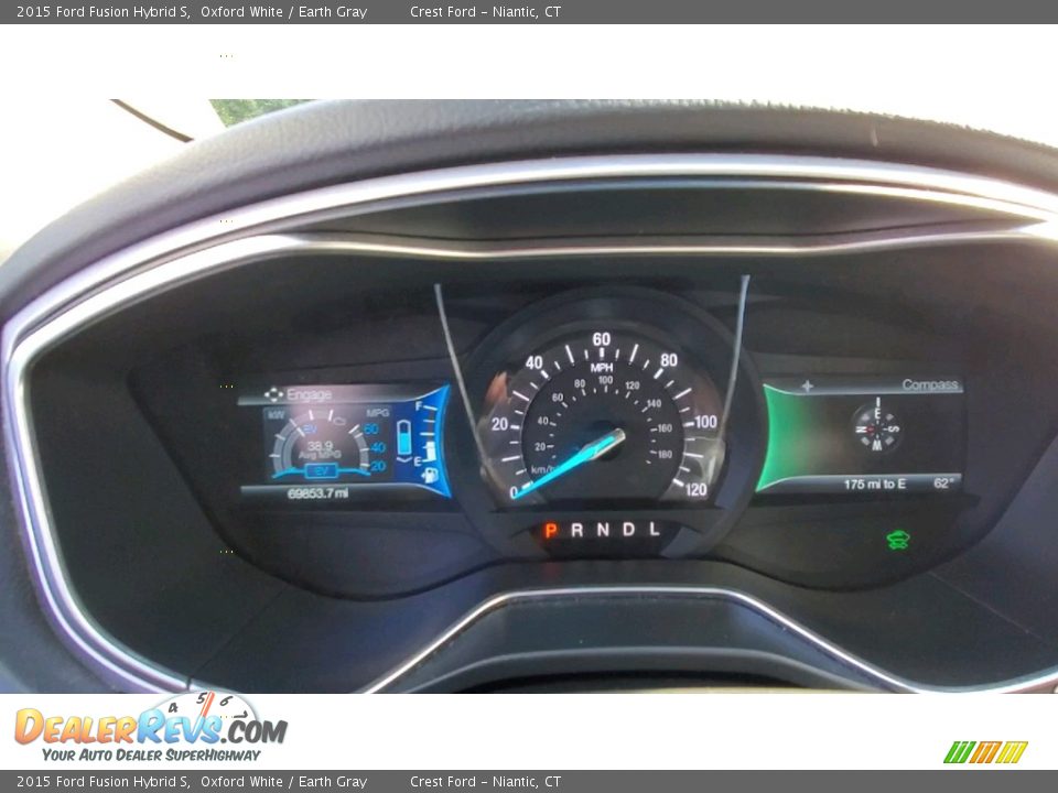 2015 Ford Fusion Hybrid S Gauges Photo #14