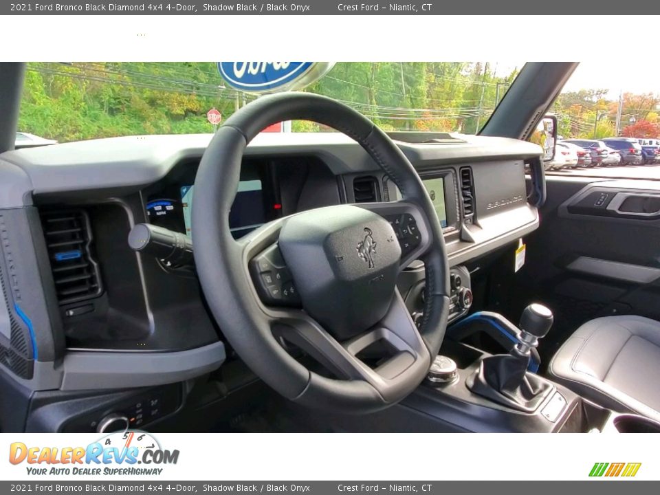 2021 Ford Bronco Black Diamond 4x4 4-Door Steering Wheel Photo #10