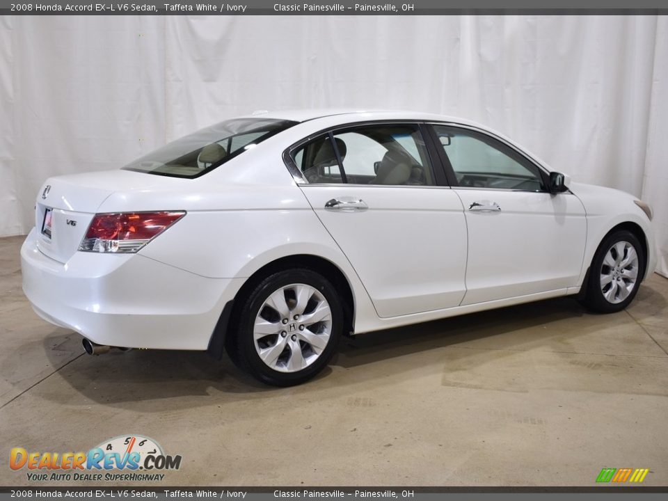 2008 Honda Accord EX-L V6 Sedan Taffeta White / Ivory Photo #2