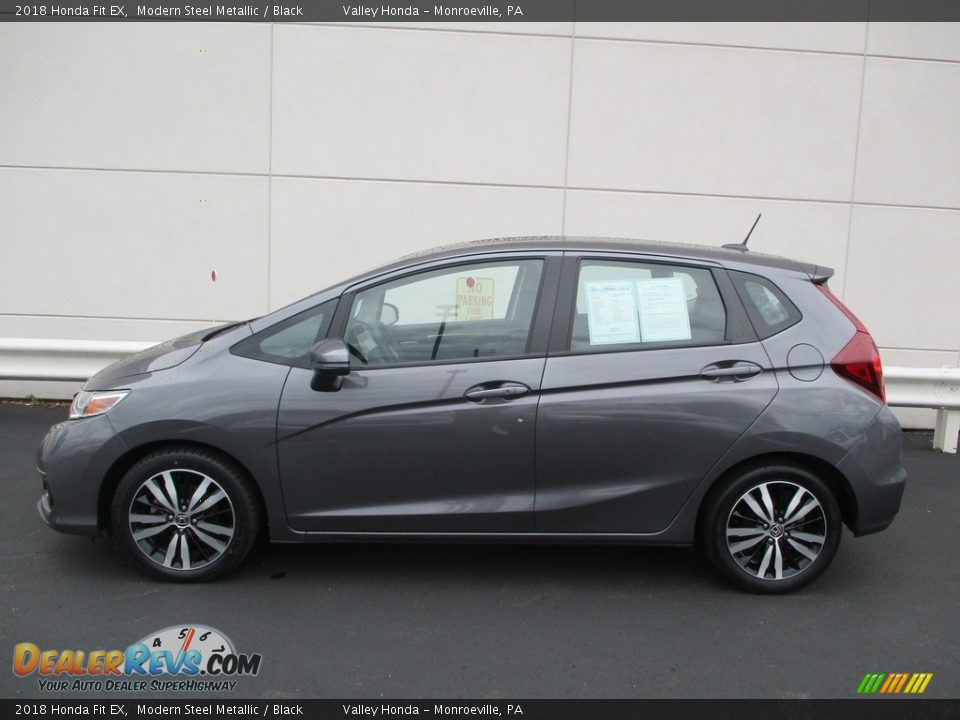 2018 Honda Fit EX Modern Steel Metallic / Black Photo #2