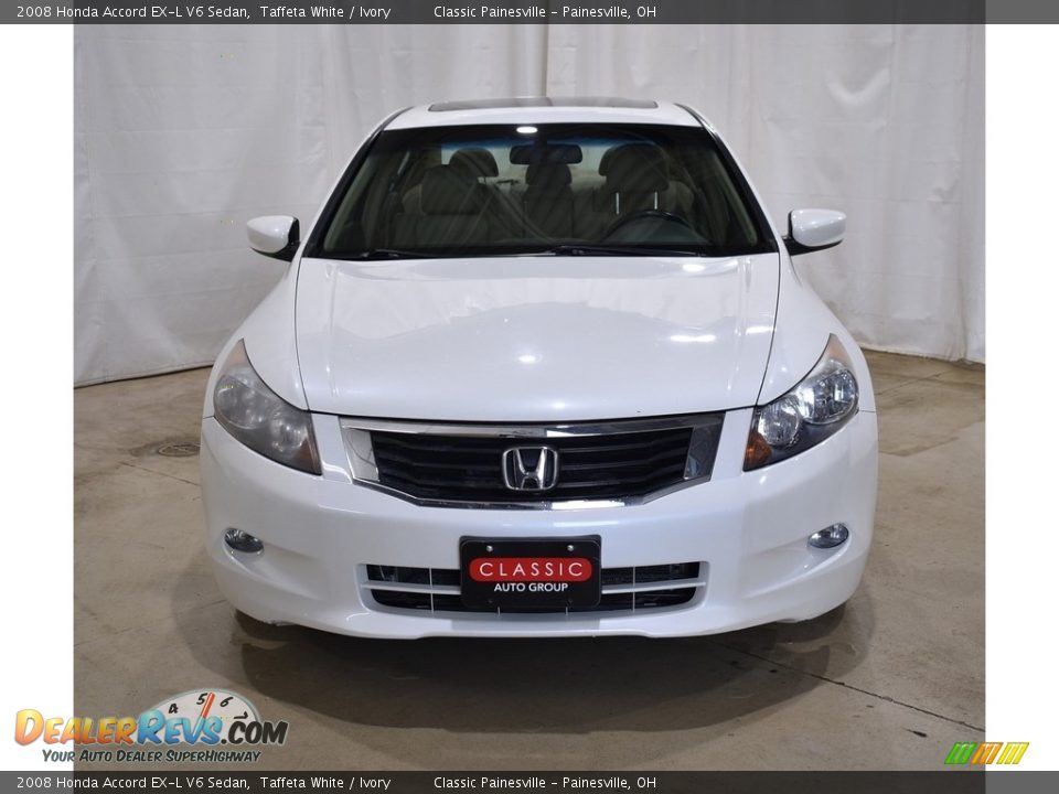 2008 Honda Accord EX-L V6 Sedan Taffeta White / Ivory Photo #4