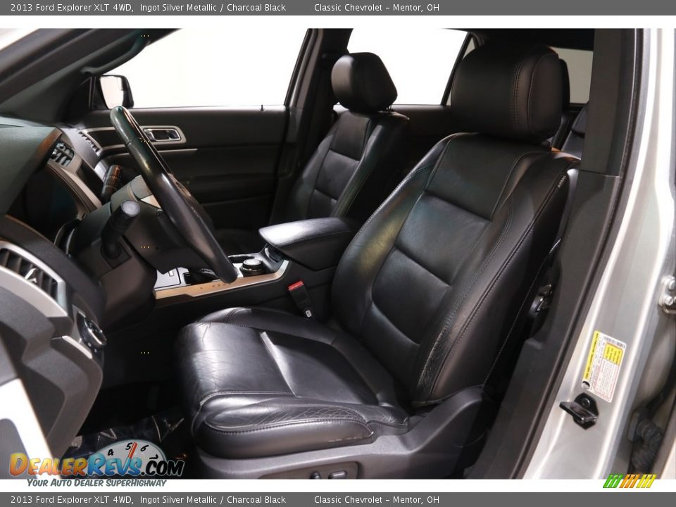 2013 Ford Explorer XLT 4WD Ingot Silver Metallic / Charcoal Black Photo #5