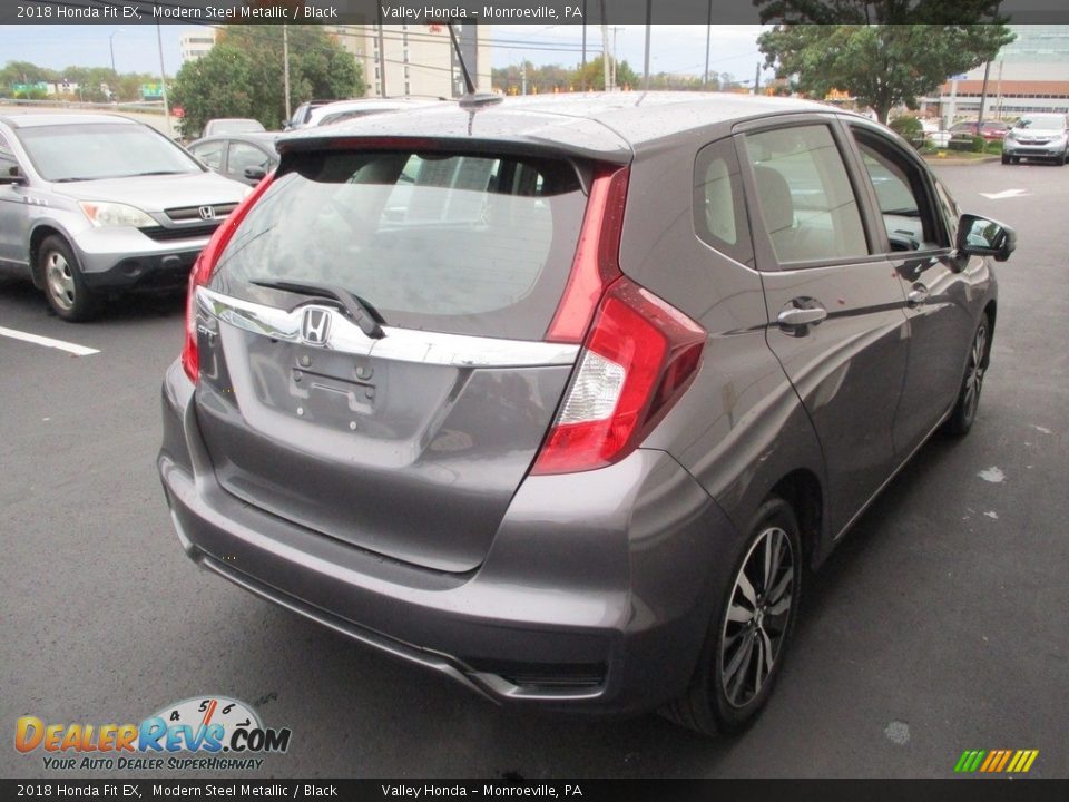 2018 Honda Fit EX Modern Steel Metallic / Black Photo #5