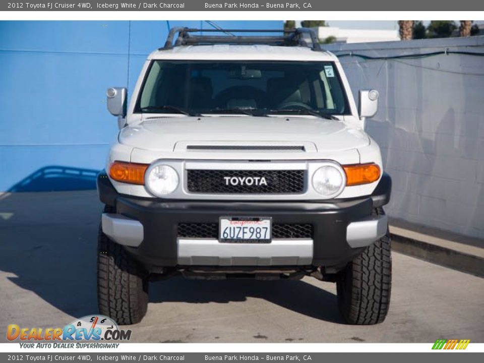 2012 Toyota FJ Cruiser 4WD Iceberg White / Dark Charcoal Photo #6