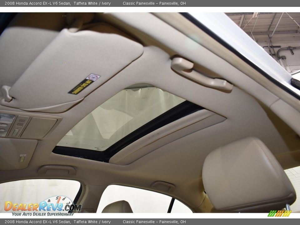 2008 Honda Accord EX-L V6 Sedan Taffeta White / Ivory Photo #7