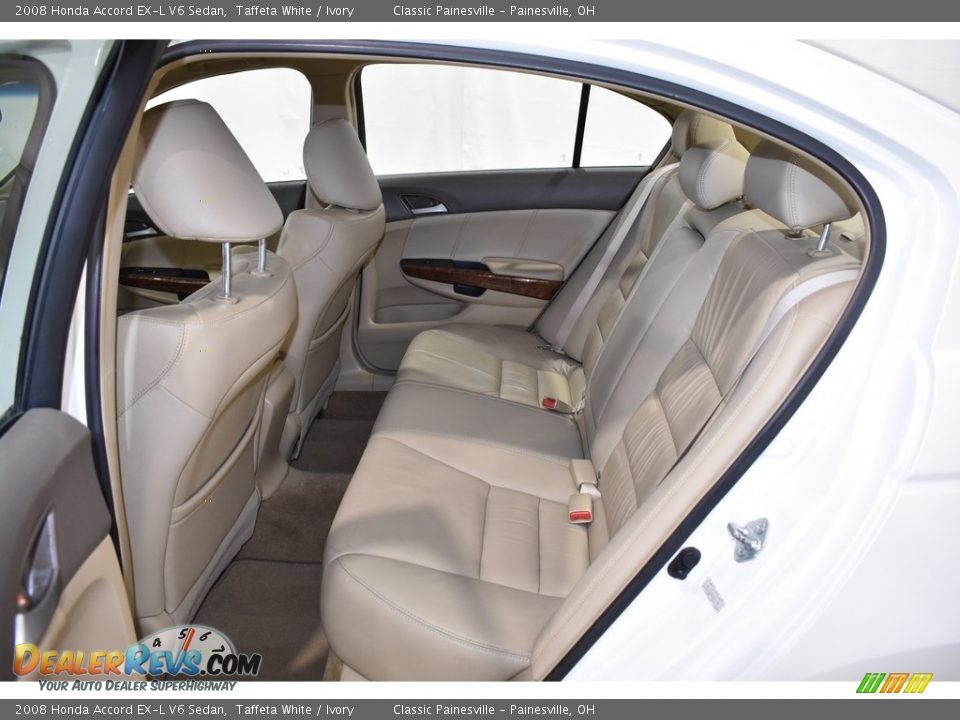 2008 Honda Accord EX-L V6 Sedan Taffeta White / Ivory Photo #9