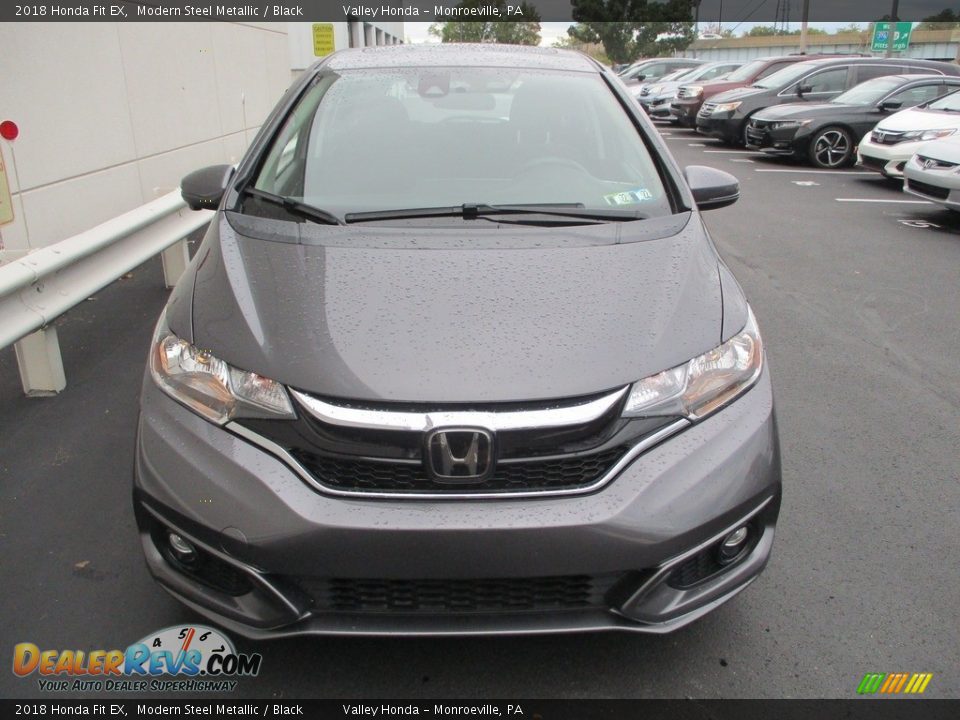 2018 Honda Fit EX Modern Steel Metallic / Black Photo #8