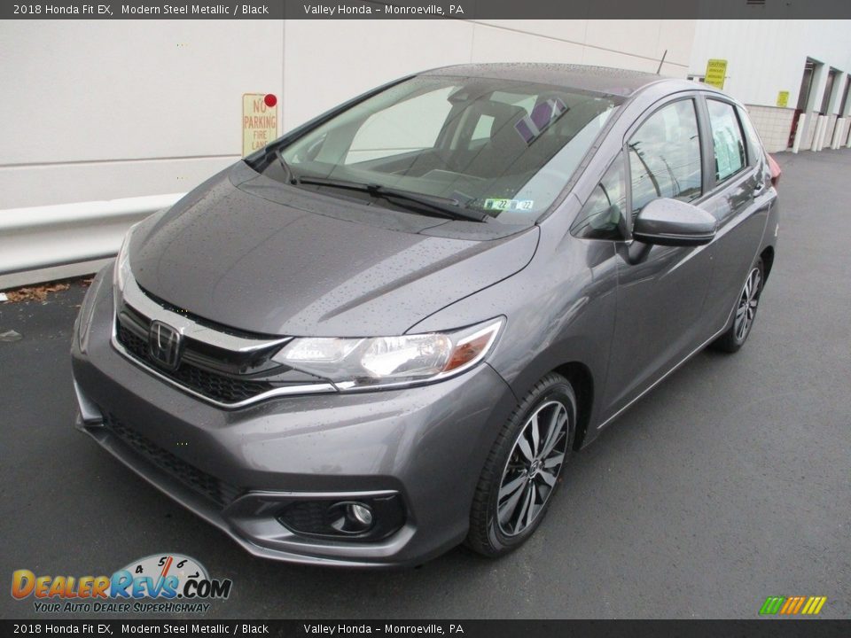 2018 Honda Fit EX Modern Steel Metallic / Black Photo #9