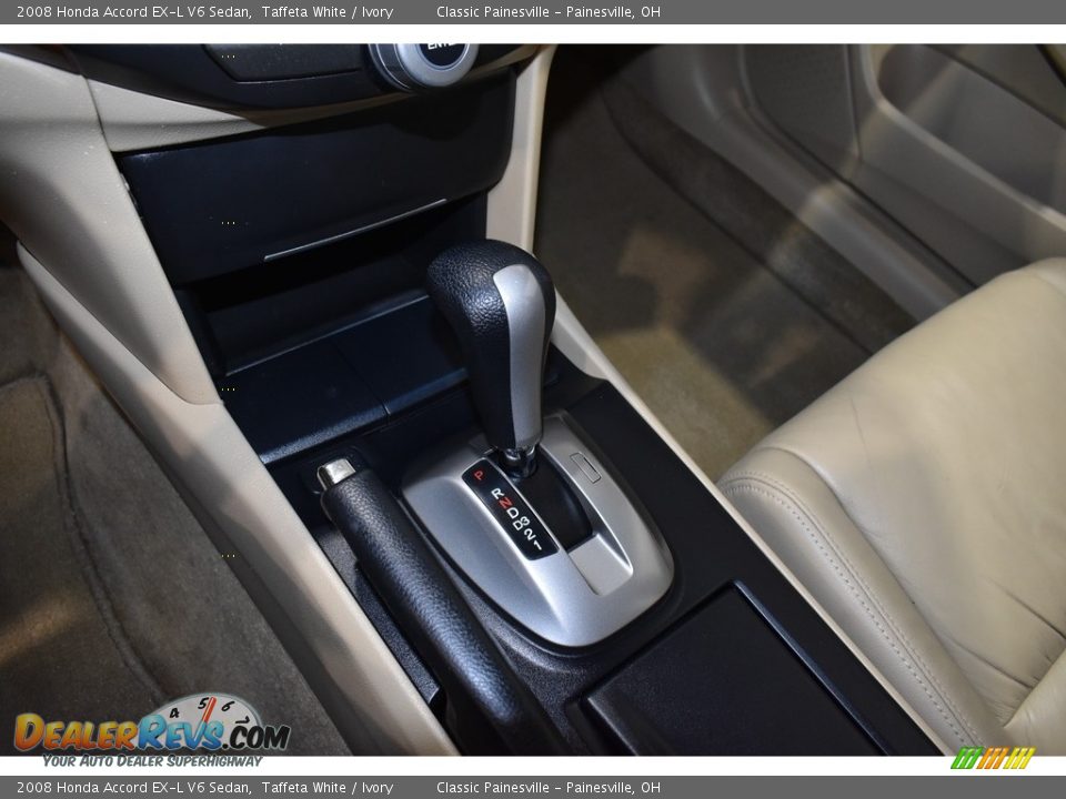 2008 Honda Accord EX-L V6 Sedan Taffeta White / Ivory Photo #13