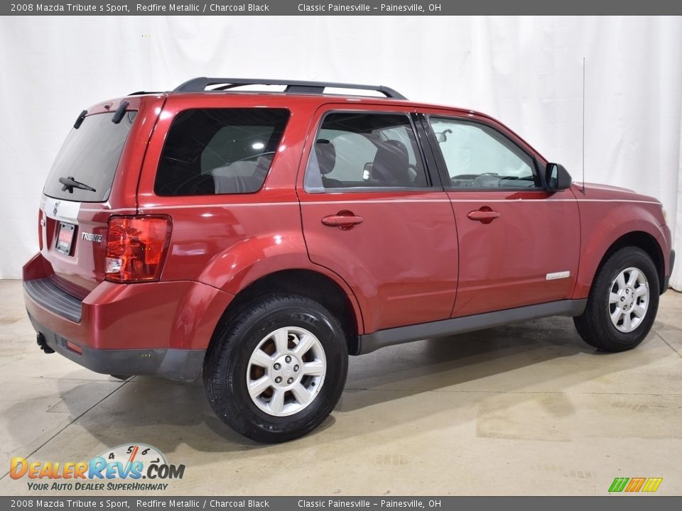 2008 Mazda Tribute s Sport Redfire Metallic / Charcoal Black Photo #2