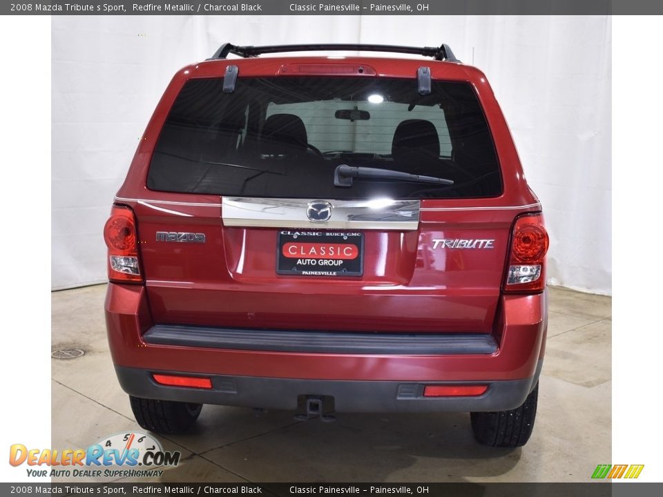 2008 Mazda Tribute s Sport Redfire Metallic / Charcoal Black Photo #3