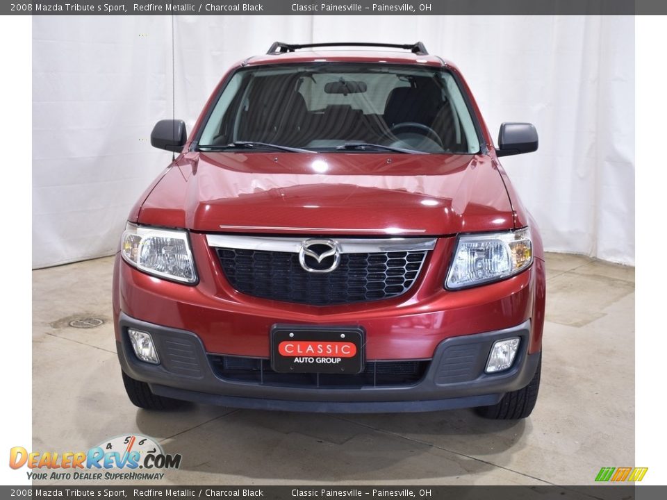 2008 Mazda Tribute s Sport Redfire Metallic / Charcoal Black Photo #4