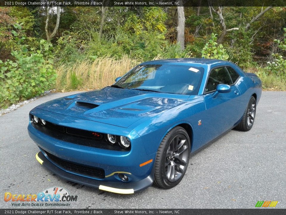 2021 Dodge Challenger R/T Scat Pack Frostbite / Black Photo #2