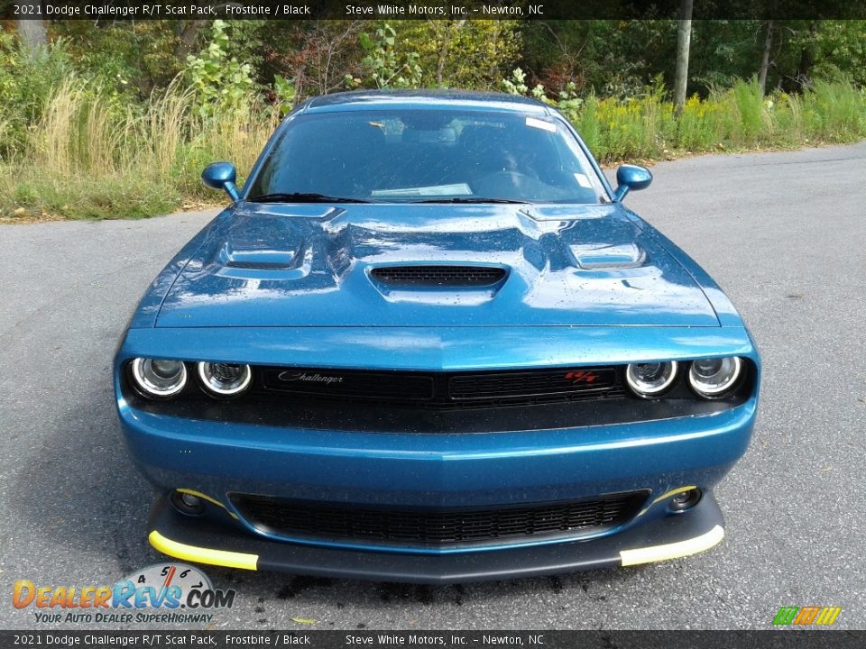 2021 Dodge Challenger R/T Scat Pack Frostbite / Black Photo #3