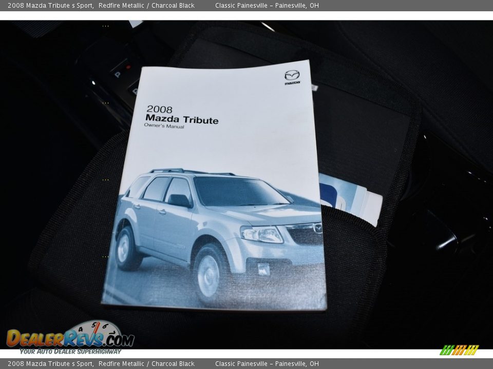 2008 Mazda Tribute s Sport Redfire Metallic / Charcoal Black Photo #16