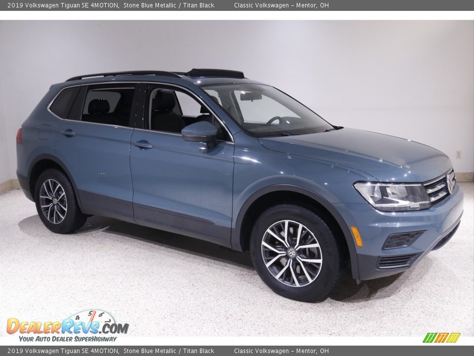 Stone Blue Metallic 2019 Volkswagen Tiguan SE 4MOTION Photo #1