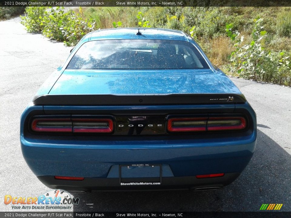 2021 Dodge Challenger R/T Scat Pack Frostbite / Black Photo #7