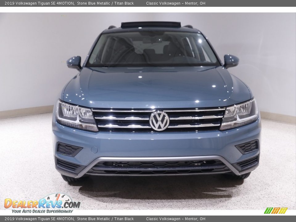 2019 Volkswagen Tiguan SE 4MOTION Stone Blue Metallic / Titan Black Photo #2