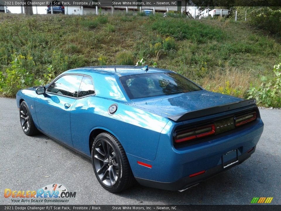 2021 Dodge Challenger R/T Scat Pack Frostbite / Black Photo #8