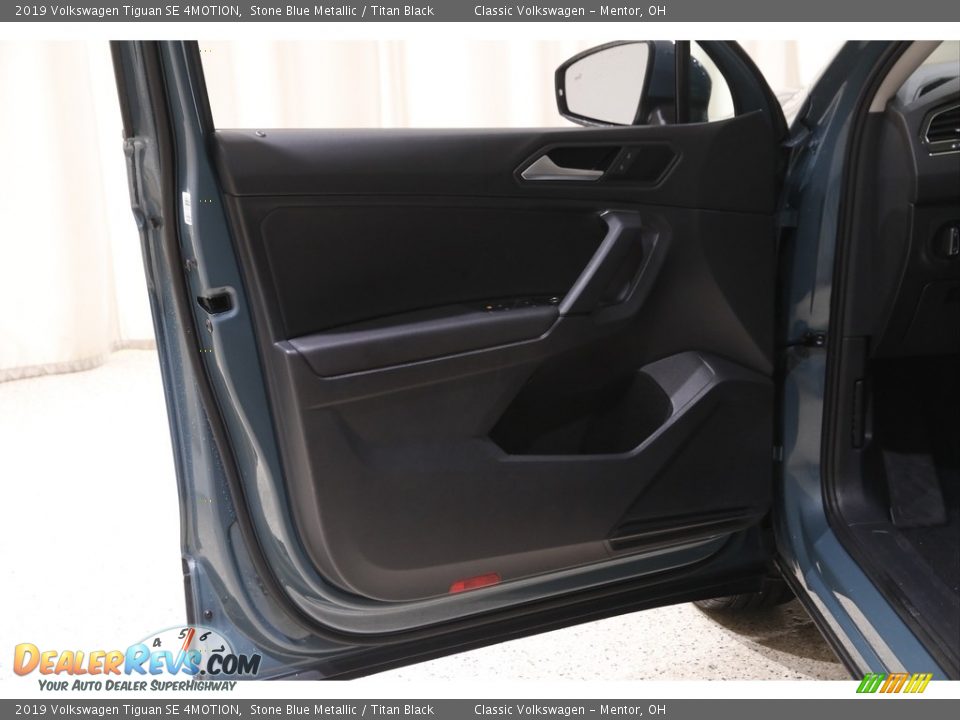 2019 Volkswagen Tiguan SE 4MOTION Stone Blue Metallic / Titan Black Photo #4