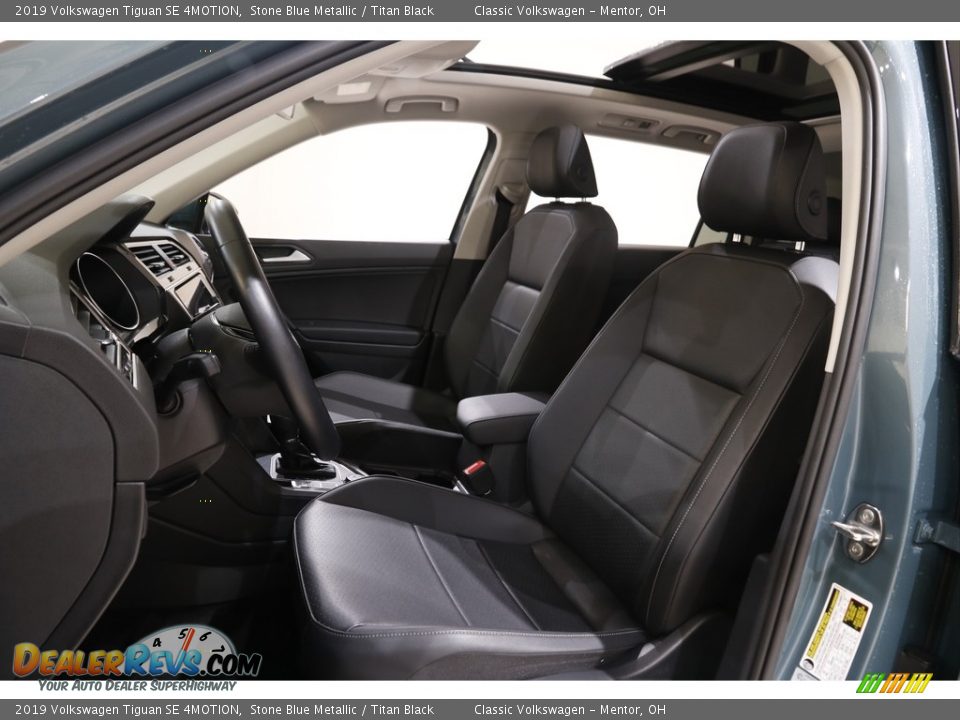 2019 Volkswagen Tiguan SE 4MOTION Stone Blue Metallic / Titan Black Photo #5