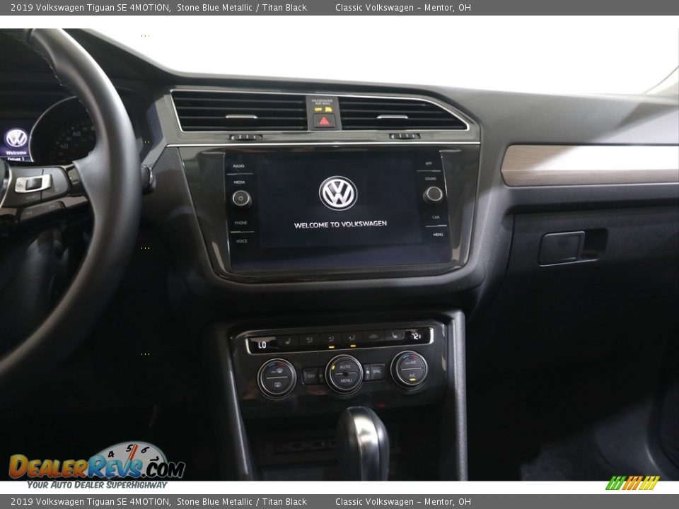 2019 Volkswagen Tiguan SE 4MOTION Stone Blue Metallic / Titan Black Photo #9
