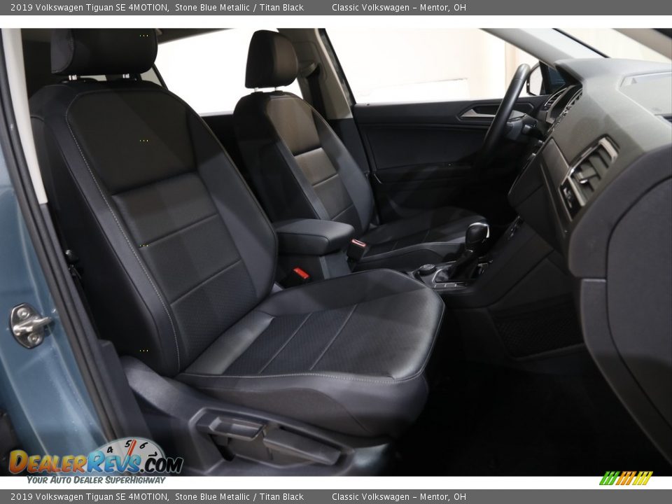 2019 Volkswagen Tiguan SE 4MOTION Stone Blue Metallic / Titan Black Photo #14